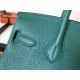 Hermes Malachite Birkin 30cm Clemence Handmade Bag