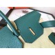 Hermes Malachite Birkin 30cm Clemence Handmade Bag