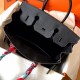 Hermes Noir Birkin 30cm Clemence Handmade Bag