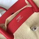 Hermes Red Birkin 30cm Clemence Handmade Bag