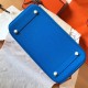 Hermes Blue Birkin 30cm Clemence Handmade Bag