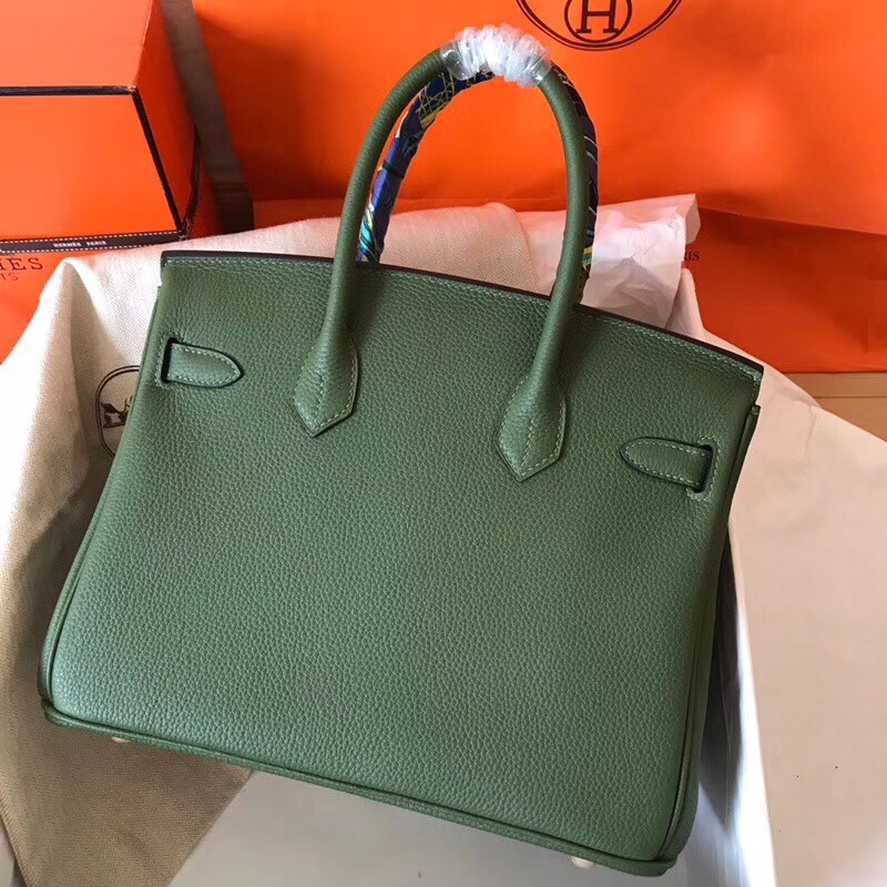 Hermes Canopee Birkin 30cm Clemence Handmade Bag