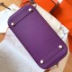 Hermes Ultraviolet Birkin 30cm Clemence Handmade Bag