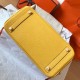 Hermes Yellow Birkin 30cm Clemence Handmade Bag