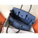 Hermes Blue Jean Birkin 30cm Epsom Handmade Bag