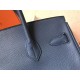 Hermes Blue Jean Birkin 30cm Epsom Handmade Bag