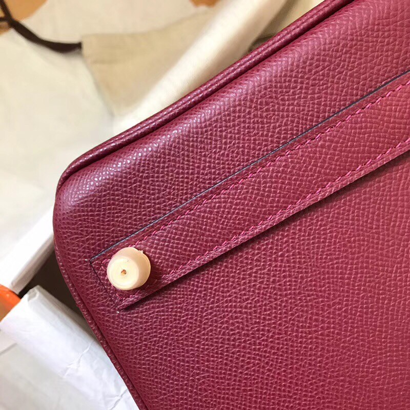 Hermes Bordeaux Birkin 30cm Epsom Handmade Bag