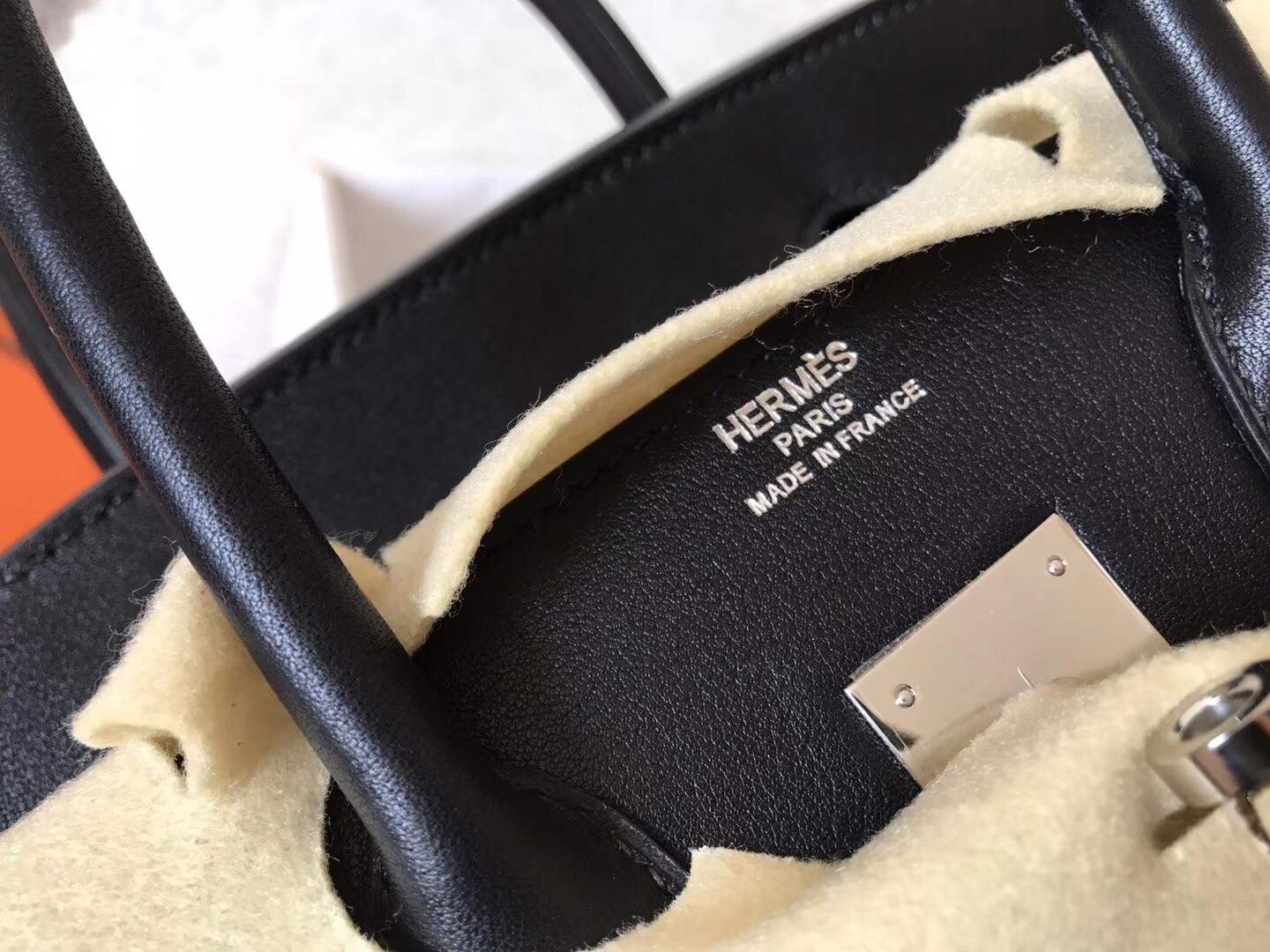 Hermes Black Birkin 30cm Swift Handmade Bag