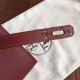 Hermes Bordeaux Epsom Kelly Cut Handmade Bag