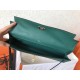 Hermes Malachite Epsom Kelly Cut Handmade Bag