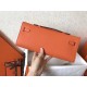 Hermes Orange Epsom Kelly Cut Handmade Bag