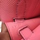 Hermes Pink Epsom Kelly Cut Handmade Bag