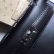 Hermes So Black Kelly Pochette Box Leather Bag