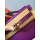 Hermes Anemone Kelly Pochette Epsom Handmade Bag