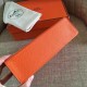 Hermes Orange Kelly Pochette Epsom Handmade Bag