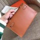 Hermes Gold Kelly Pochette Swift Handmade Bag