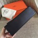 Hermes Black Kelly Pochette Swift Handmade Bag