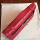 Hermes Red Kelly Pochette Ostrich Handmade Bag