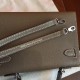 Hermes Taupe Epsom Kelly Mini II Handmade Bag