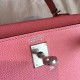 Hermes Rose Confetti Epsom Kelly Mini II Handmade Bag