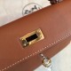 Hermes Gold Swift Kelly Mini II Handmade Bag