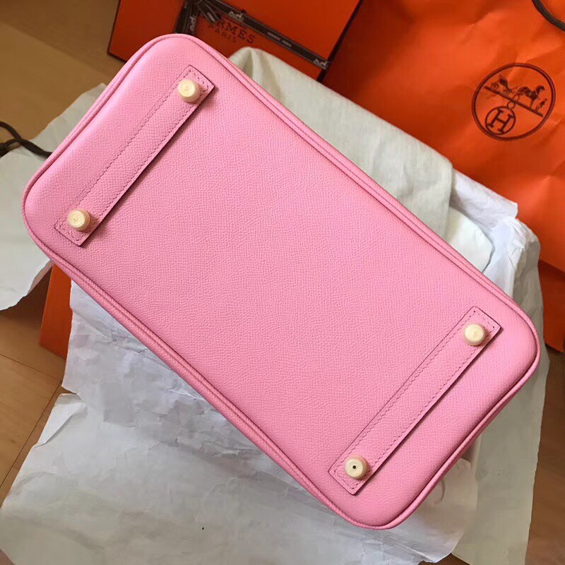 Hermes Pink Birkin 30cm Epsom Handmade Bag