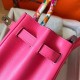 Hermes Rose Lipstick Birkin 30cm Epsom Handmade Bag