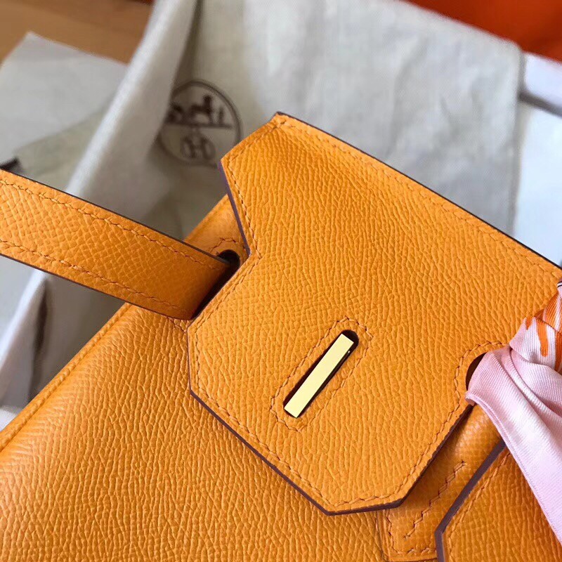 Hermes Yellow Birkin 30cm Epsom Handmade Bag