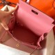 Hermes Rose Confetti Epsom Kelly 28cm Handmade Bag