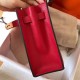 Hermes Red Epsom Kelly 28cm Handmade Bag