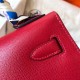 Hermes Red Epsom Kelly 28cm Handmade Bag