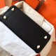 Hermes Black Swift Kelly 28cm Handmade Bag