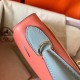 Hermes Bicolor Epsom Kelly 28cm Rose Lipstick Handmade Bag