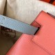 Hermes Bicolor Epsom Kelly 28cm Rose Lipstick Handmade Bag