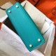 Hermes Bicolor Epsom Kelly 28cm Malachite Handmade Bag