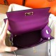 Hermes Bicolor Epsom Kelly 28cm Purple Handmade Bag