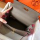 Hermes Bicolor Epsom Kelly 28cm Taupe Handmade Bag