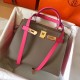 Hermes Bicolor Epsom Kelly 28cm Taupe Handmade Bag