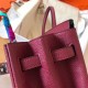 Hermes Bordeaux Birkin 35cm Clemence Handmade Bag