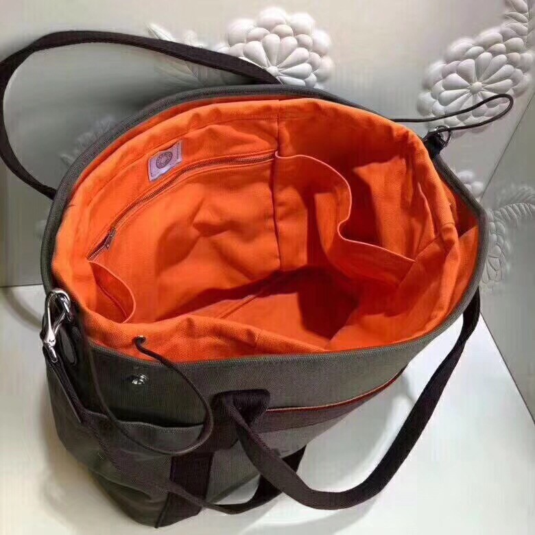 Hermes Khaki Functional Grooming Bag