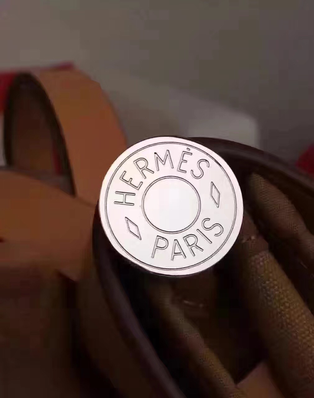 Hermes Herbag Zip PM 31cm Bag In Caramel Canvas