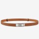 Hermes Kelly Belt In Brown Epsom Leather