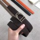 Hermes Etrier Buckle Belt & Chocolate Clemence 32 MM Strap