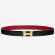 Hermes Mini Constance Belt Buckle & Red Epsom 24 MM Strap