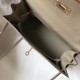 Hermes Grey Epsom Kelly 32cm Sellier Bag