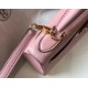 Hermes Pink Clemence Kelly 28cm Bag