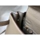 Hermes Grey Clemence Kelly 25cm GHW Bag