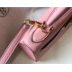 Hermes Pink Clemence Kelly 25cm GHW Bag