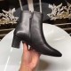 Hermes Black Calfskin Power Low Boot