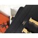 Hermes Black Epsom Constance Long Wallet